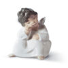 Figura Lladró Brillo ” Ángel Pensando" 01004539