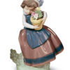 Figura Lladró Brillo "Linda con Maceta" 01005223