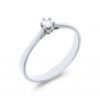 Solitario oro Blanco Diamante 379812