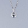 Colgante Oro Blanco Diamantes 660232