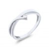 Solitario Oro Blanco Diamantes 716112