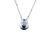Colgante Oro Blanco Diamante 387032HVS