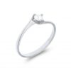 Solitario Oro Blanco Diamante 368112