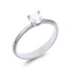 Solitario Oro Blanco Diamante 536012