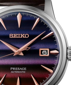 Alternative view of Reloj Hombre Seiko Presage Cocktail Time Star Bar Lila El Edición Lïmitada SRPK75J1