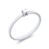 Solitario Oro Blanco Diamante 318912