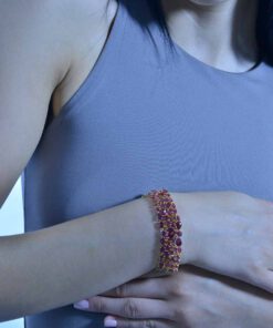 Alternative view of Pulsera plata Salvatore 151P0046