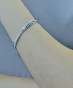 Alternative view of Pulsera Salvatore Plata 268P0018